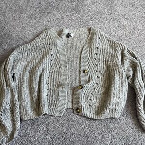 Grey cardigan